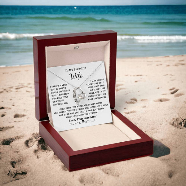 To My Wife , Forever love necklace , Gift For Wife, Wife Birthday Gift, Anniversary Gift For Wife, Wife Necklace