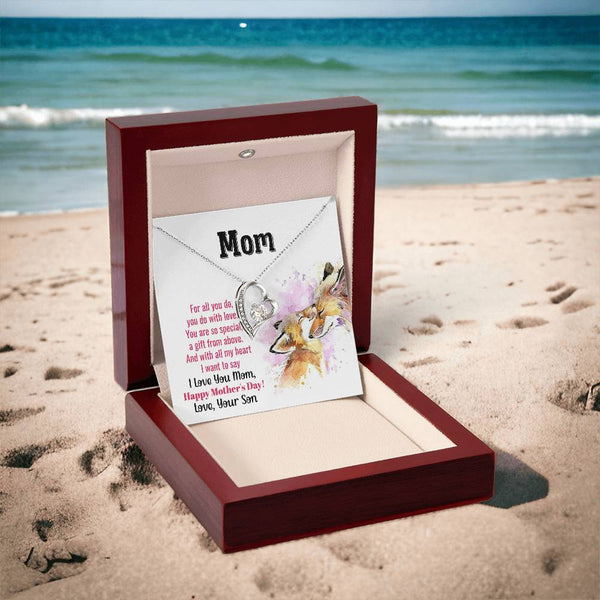 To My Mom - You Are So Special (Only a Few Left) - Forever Love Necklace