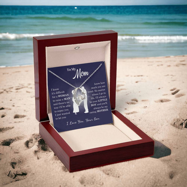 [Almost Sold Out] To My Mom - Loved Mother - Forever Love Necklace