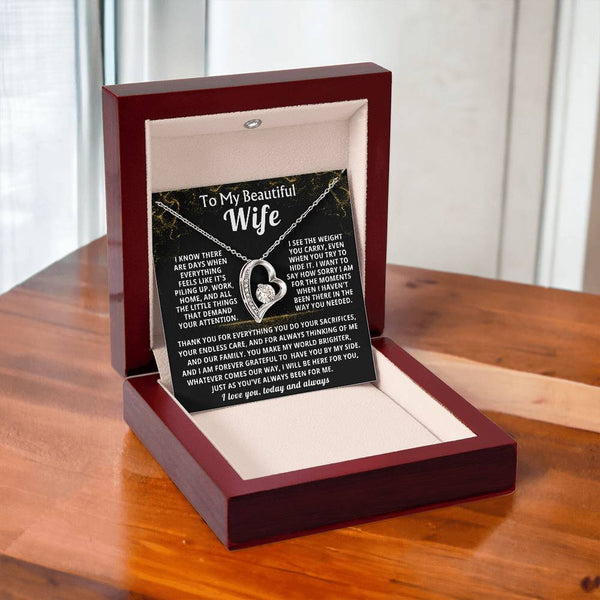 To My Beautiful Wife - Whatever comes our way, I will be here for you