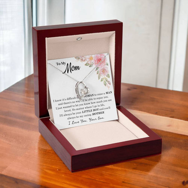 [Only a few left] To My Loving Mother - I love you  (Forever Love Necklace)
