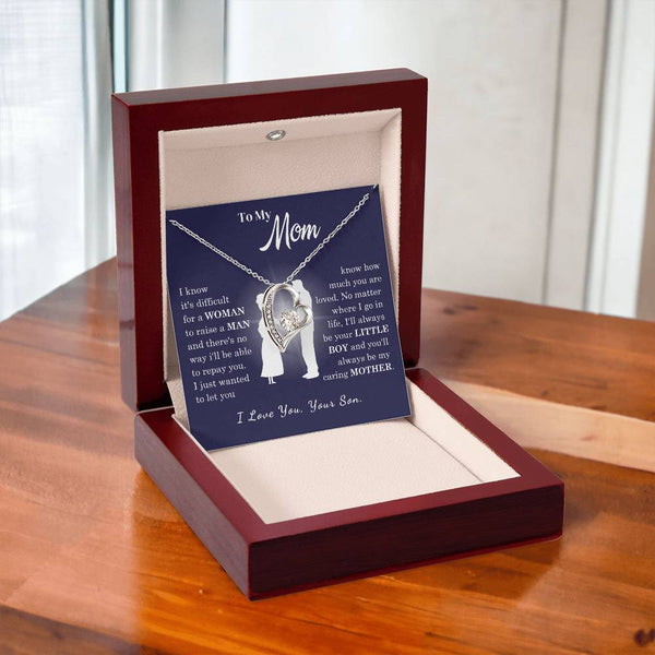 [Almost Sold Out] To My Mom - Loved Mother - Forever Love Necklace