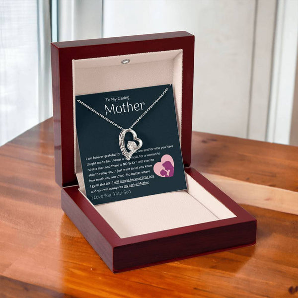To My Loving Mother - You are my sunshine, I will always be your little boy (Only a Few Left) - Forever Love Necklace