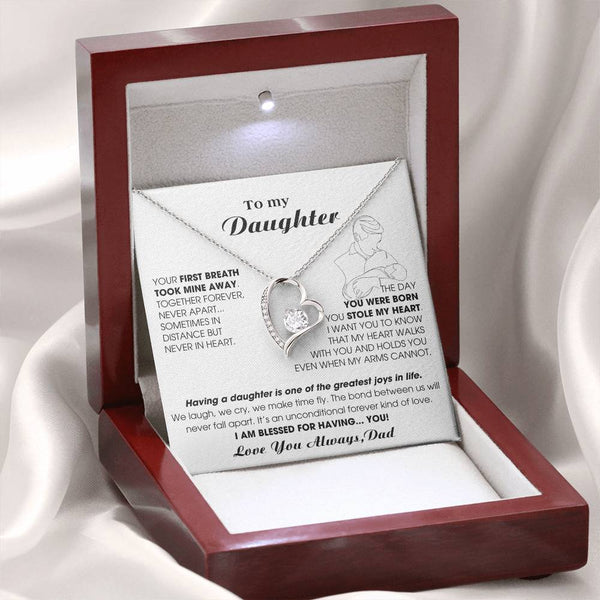 [ Few left only ] To My Daughter - Your first breath took mine away, I AM BLESSED FOR HAVING... YOU