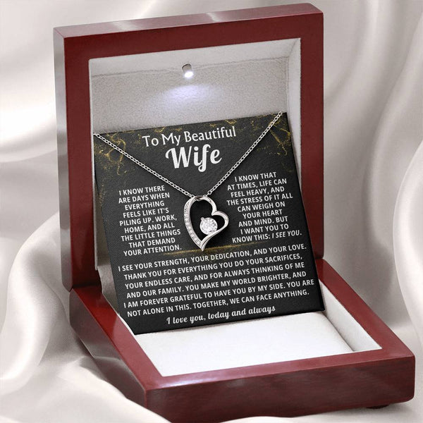 To My Beautiful Wife - Together, we can face anything