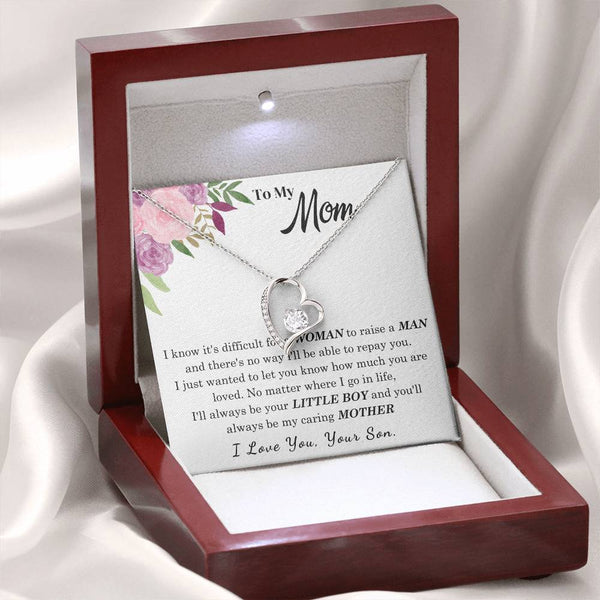 To My Loving Mother - I love you  (Forever Love Necklace)