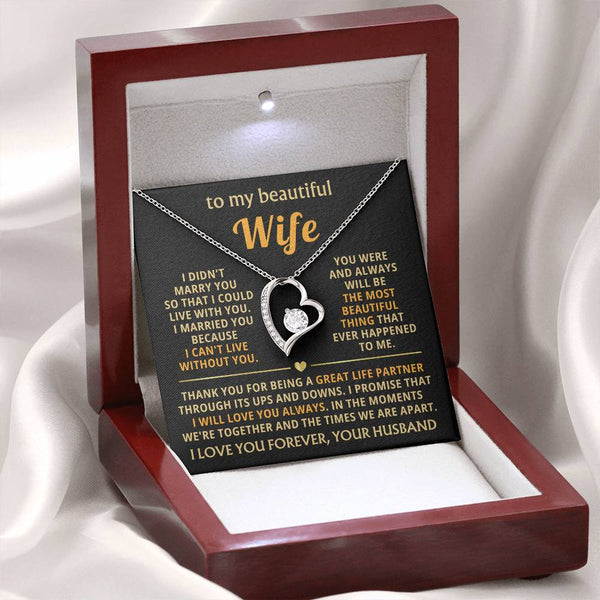 [Almost Sold Out] TO MY BEAUTIFUL WIFE - I married you because I can't live without you
