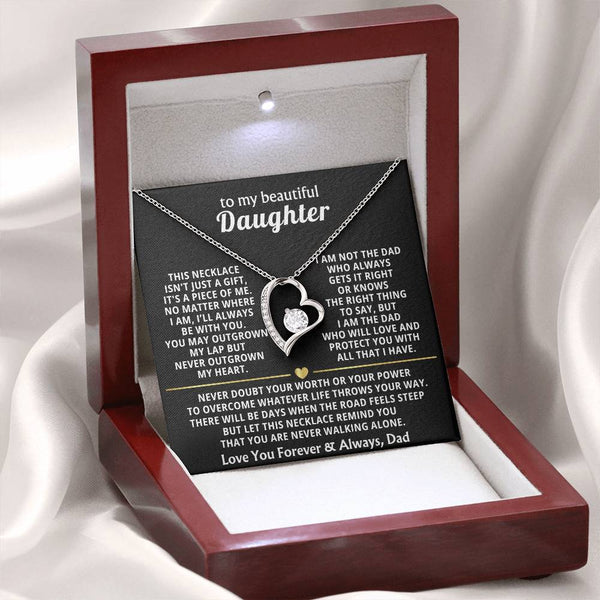 To My Beautiful Daughter - You may outgrown my lap but never outgrown my heart