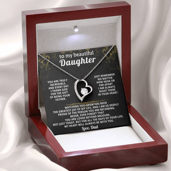 TO MY BEAUTIFUL DAUGHTER, Every day I thank God for the gift of being your Father