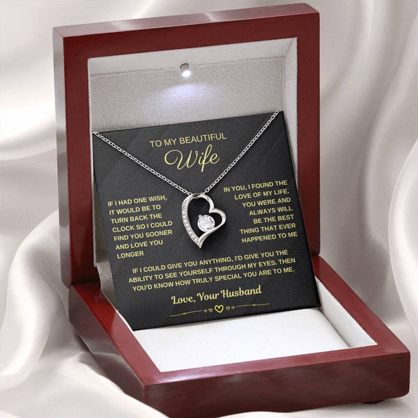 [ Few left only ] To My Beautiful Wife, I could find you sooner and love you longer