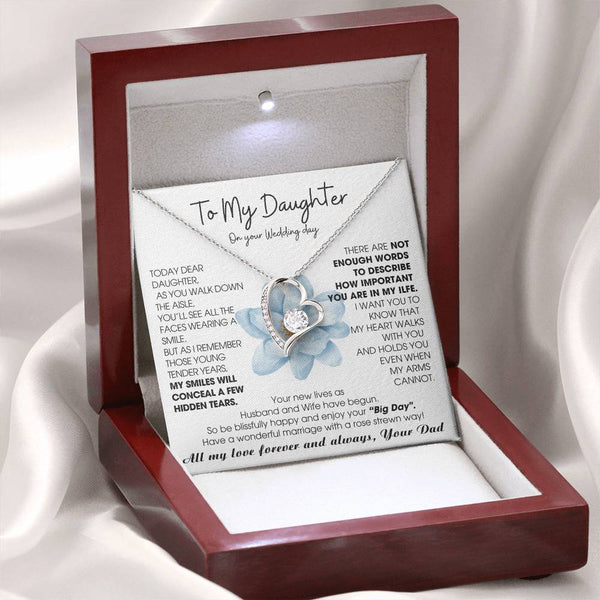 [ Few left only ] To My Daughter on Wedding Day - Be blissfully happy and enjoy your “Big Day"