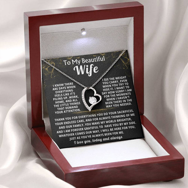 To My Beautiful Wife - Whatever comes our way, I will be here for you
