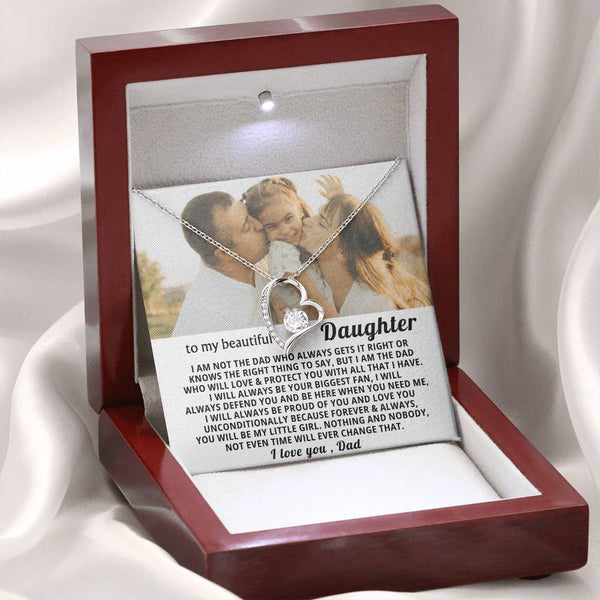To My Beautiful Daughter,I will always be your biggest fan - my little girl - Personalized