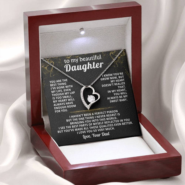 TO MY BEAUTIFUL DAUGHTER, You are the best thing I've done with my life.( Almost gone )