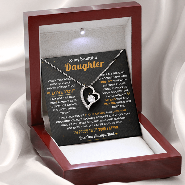 To My Daughter, Dad Will Always Protect You - Forever Love