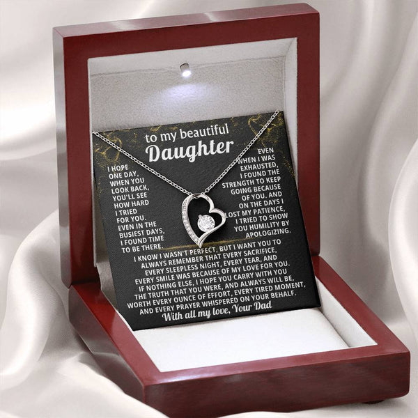 TO MY BEAUTIFUL DAUGHTER, I tried to show you humility by apologizing