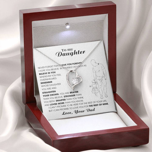 [Only a few left] To My Daughter, Never Forget That I Love You Forever