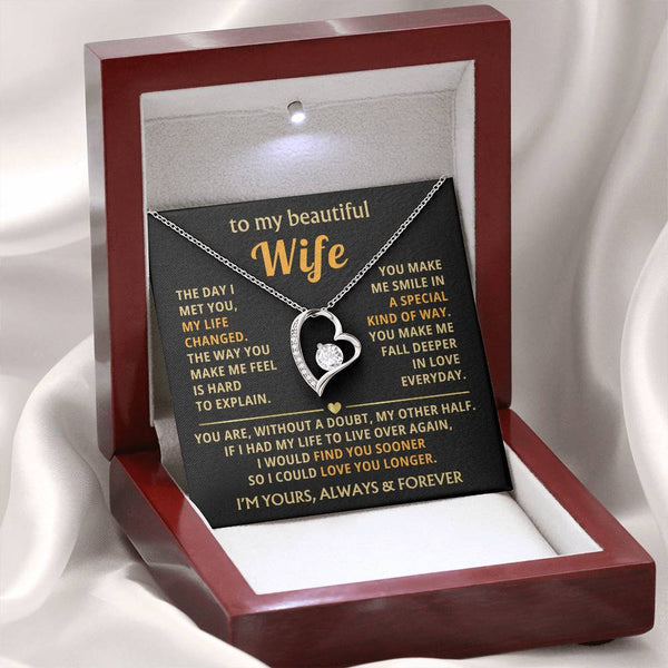 (Only a few left) To My Beautiful Wife - fall deeper in love everyday