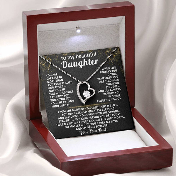 TO MY BEAUTIFUL DAUGHTER, Nothing in this world that can stop you when you put your heart and mind into it