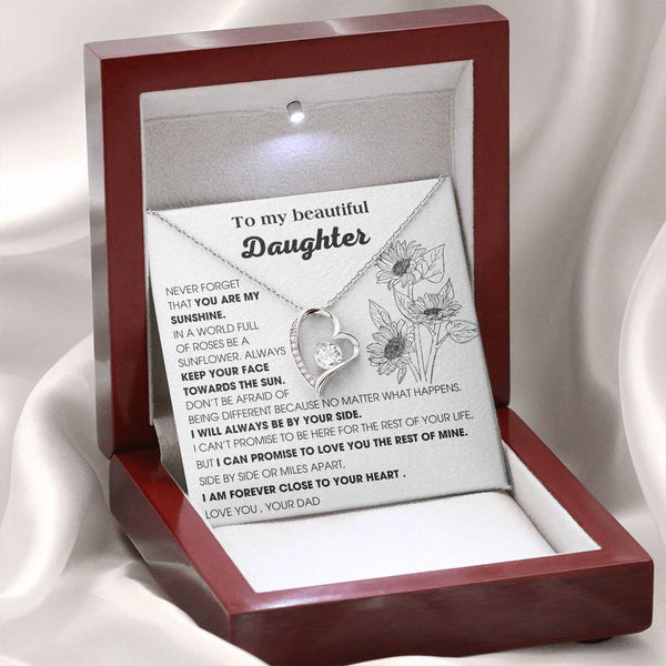 [ Only A Few Left ] To My Daughter, YOU ARE MY SUNSHINE - KEEP YOUR FACE TOWARDS THE SUN
