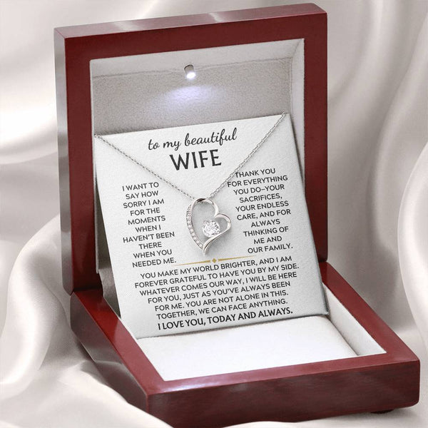 To My Beautiful Wife, Thank you for everything you do—your sacrifices (Almost Gone)