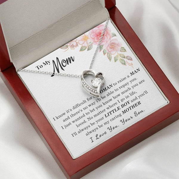 [Only a few left] To My Loving Mother - I love you  (Forever Love Necklace)