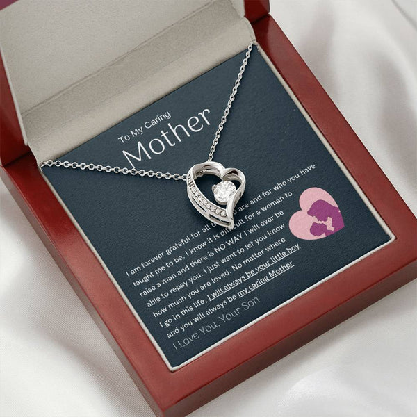 To My Loving Mother - You are my sunshine, I will always be your little boy (Only a Few Left) - Forever Love Necklace