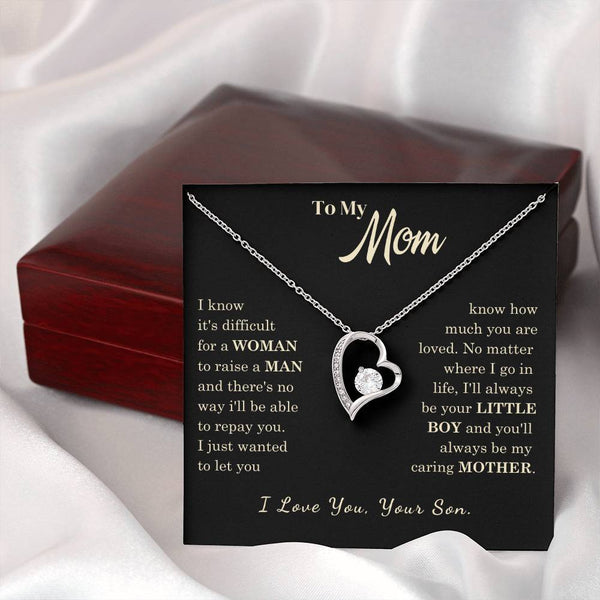[Almost Sold Out] To My Mom - I Love You Mother  - Forever Love Necklace