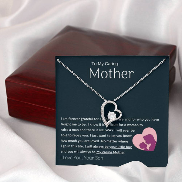 To My Loving Mother - You are my sunshine, I will always be your little boy (Only a Few Left) - Forever Love Necklace