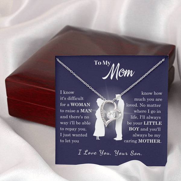 [Almost Sold Out] To My Mom - Loved Mother - Forever Love Necklace
