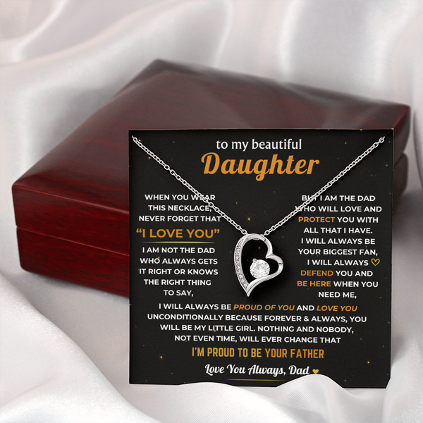 To My Daughter, Dad Will Always Protect You - Forever Love