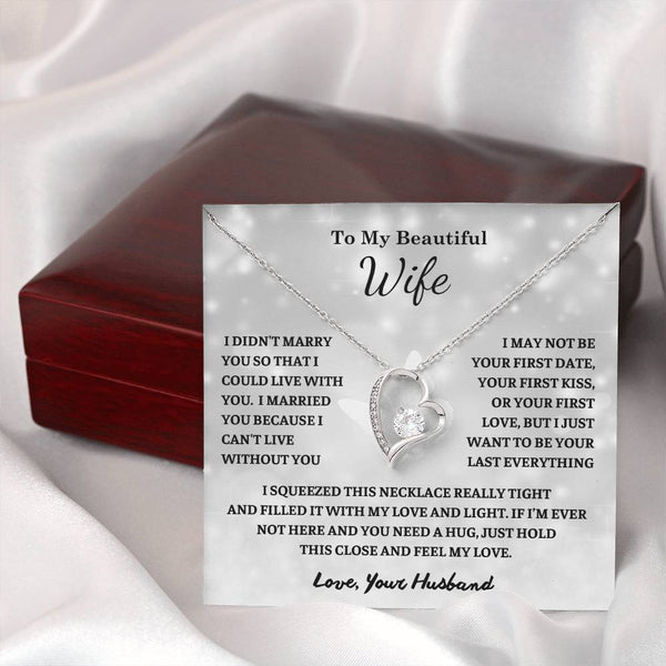 Gift For Wife, To My Wife , Meaningful gift Melt Her Heart for Wife, Anniversary Gift For Wife, Wife Necklace, Women Gift