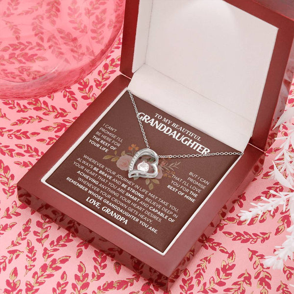 To My Granddaughter Necklace, Granddaughter Jewelry Gift,  Granddaughter Necklace,  Gift For Her, Best Gift For Girls