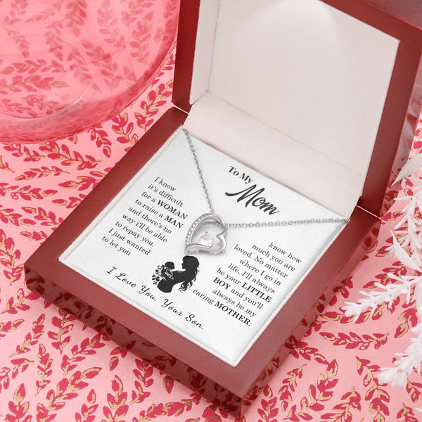 [Only a few left]  To My Mom - Loved Mother  - Necklace