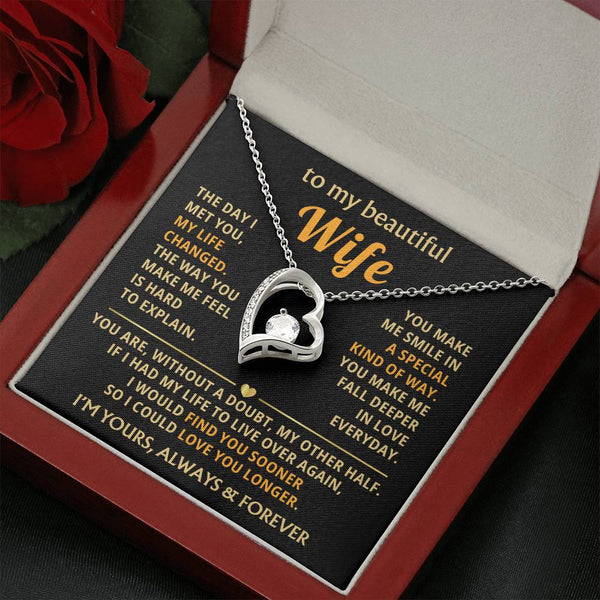 (Only a few left) To My Beautiful Wife - fall deeper in love everyday