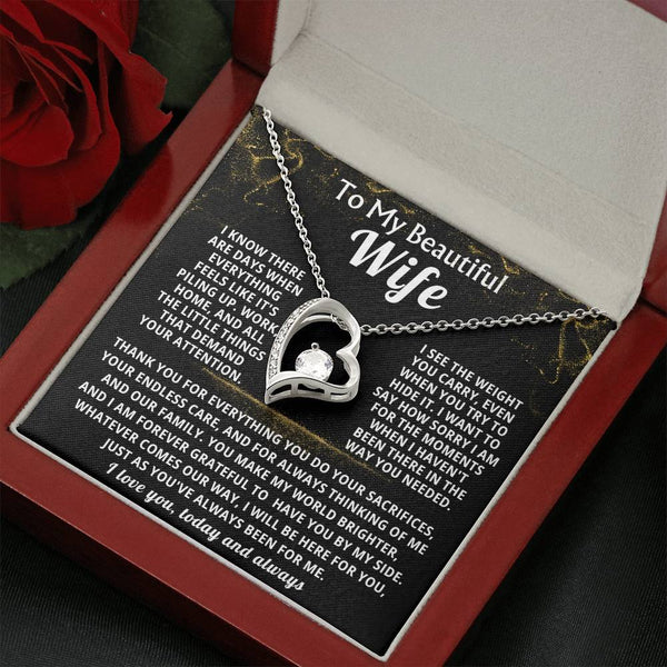 To My Beautiful Wife - Whatever comes our way, I will be here for you