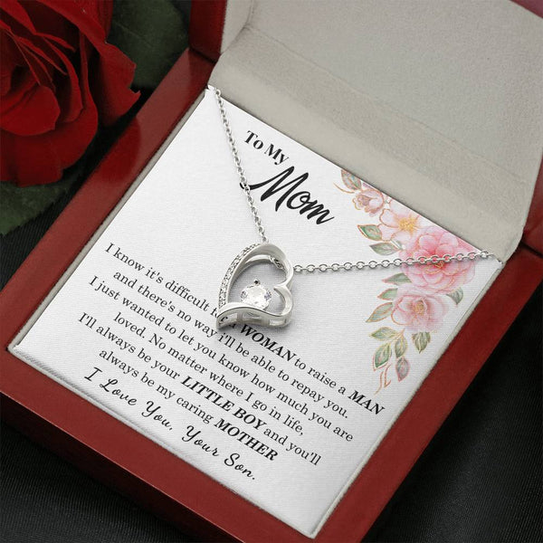 [Only a few left] To My Loving Mother - I love you  (Forever Love Necklace)