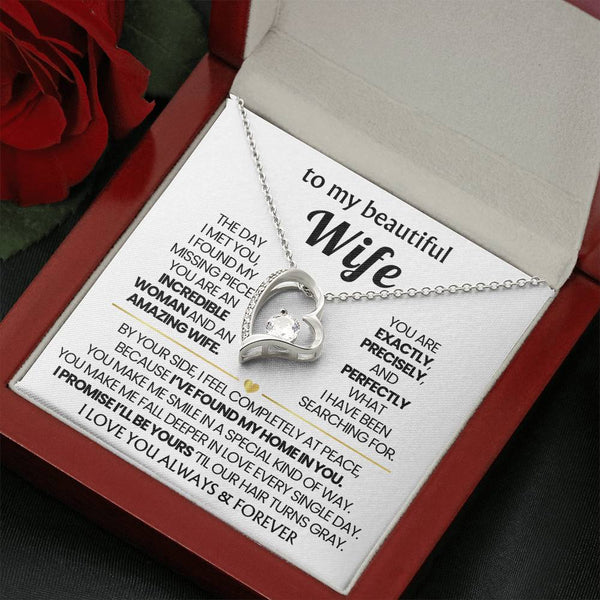 To My Beautiful Wife - I found my missing piece