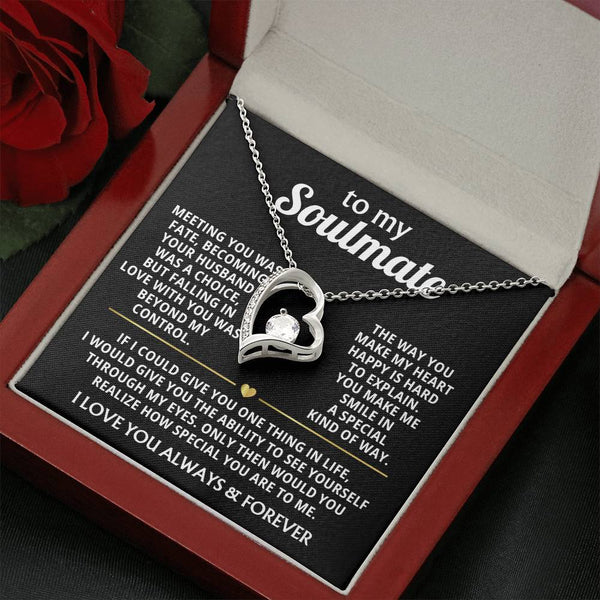 (Only a few left) TO MY SOULMATE - You make me smile in a special kind of way