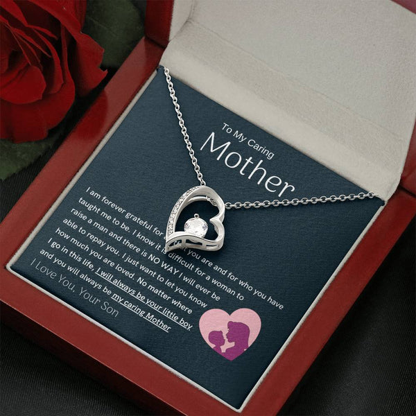 To My Loving Mother - You are my sunshine, I will always be your little boy (Only a Few Left) - Forever Love Necklace