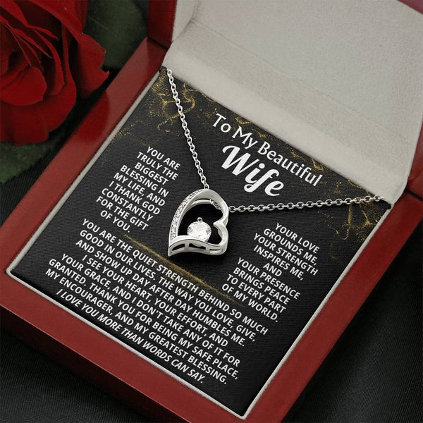 To My Beautiful Wife,  I thank God constantly for the gift of you (Forever Love)