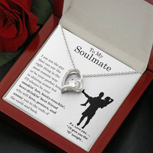 To My Beautiful Soulmate ,  Gift For Soulmate , Gift For Wife,  Forever Love Necklace, Top Gift for Women, Funny quote
