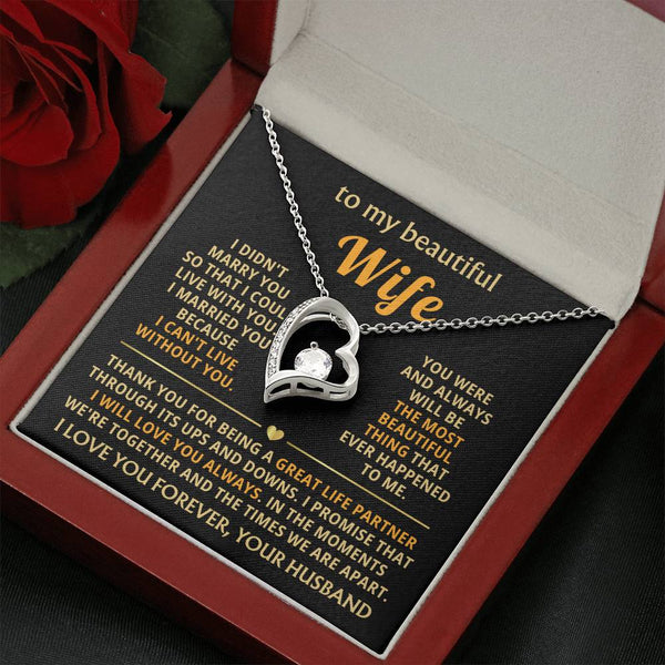 [Almost Sold Out] TO MY BEAUTIFUL WIFE - I married you because I can't live without you