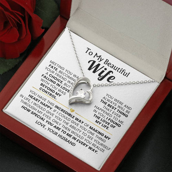 TO MY WIFE - Falling in love with you was beyond my control