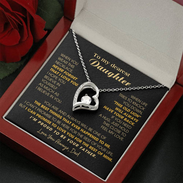 [Few left only] To My Dearest Daughter , If you need a hug, just hold this close to feel my love