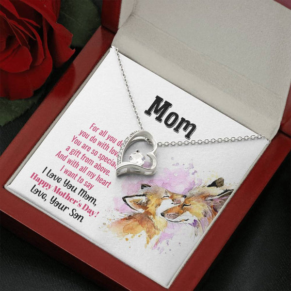 To My Mom - You Are So Special (Only a Few Left) - Forever Love Necklace