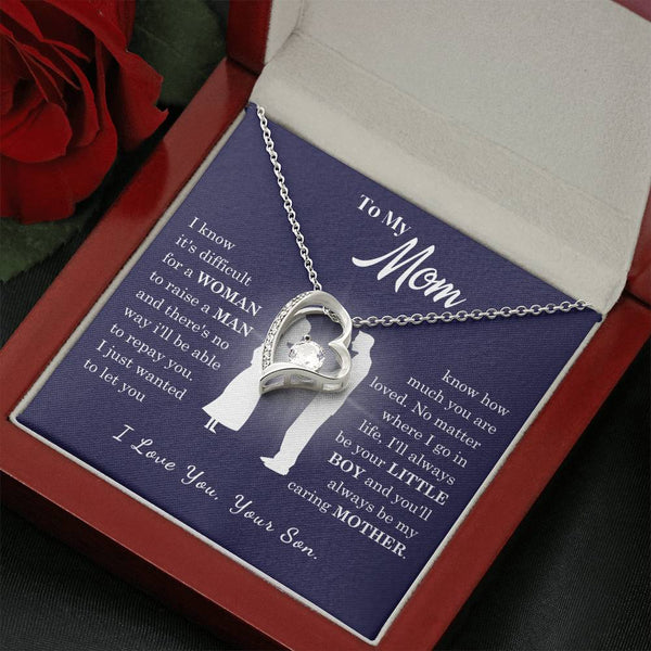 [Almost Sold Out] To My Mom - Loved Mother - Forever Love Necklace