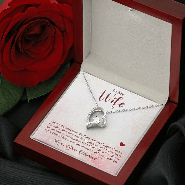 To My Wife - You Are The Most Beautiful Thing (Only a Few Left) - Forever Love Necklace