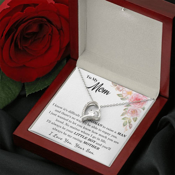 [Only a few left] To My Loving Mother - I love you  (Forever Love Necklace)