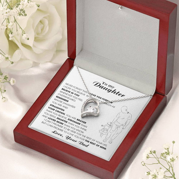 [Only a few left] To My Daughter, Never Forget That I Love You Forever